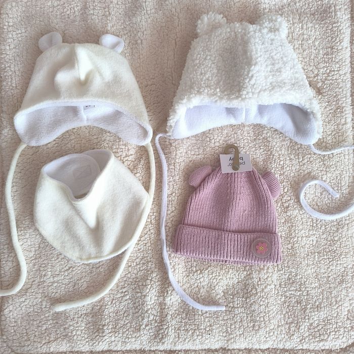 Шапочки на 0-3 місяці