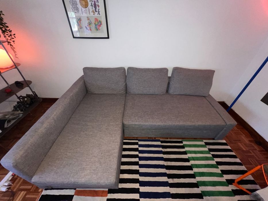 Sofá-cama chaise longue com arrumação - IKEA FRIHETEN [ NEGOCIÁVEL ]