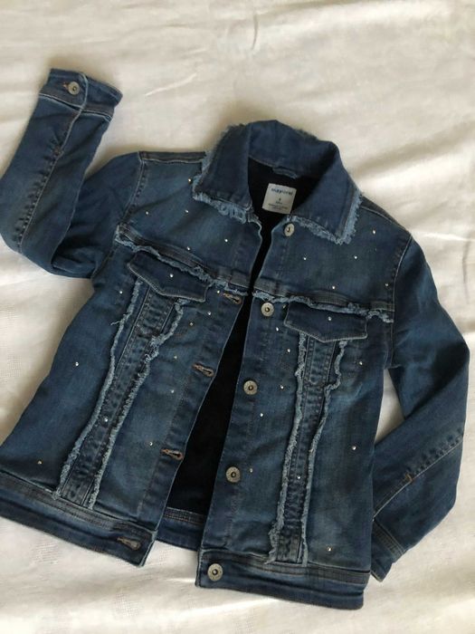 Джинсовая тёплая курточка Mayoral 128- 152 куртка жакет пиджак кофта