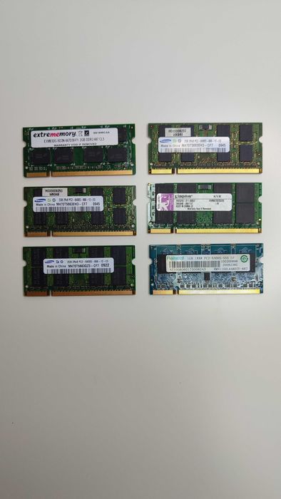 Memórias RAM DDR2 para Portátil