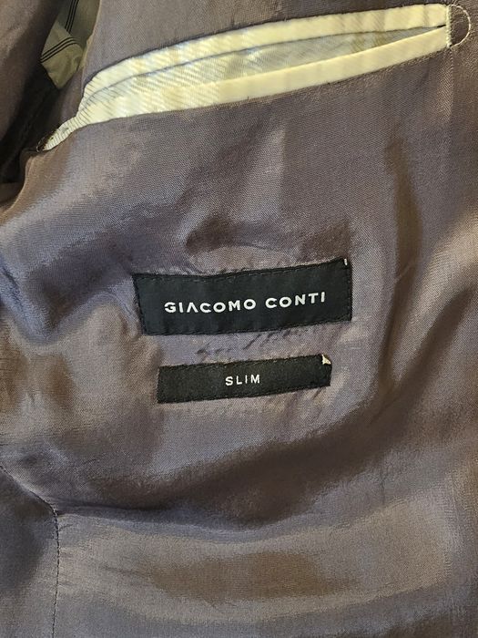 Giacomo Conti garnitur/smoking męski ślubny czarny roz M