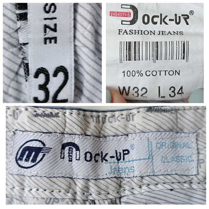 Молодіжні, стильні, дуже легкі, чоловічі джинси Ock-UP. 32р.