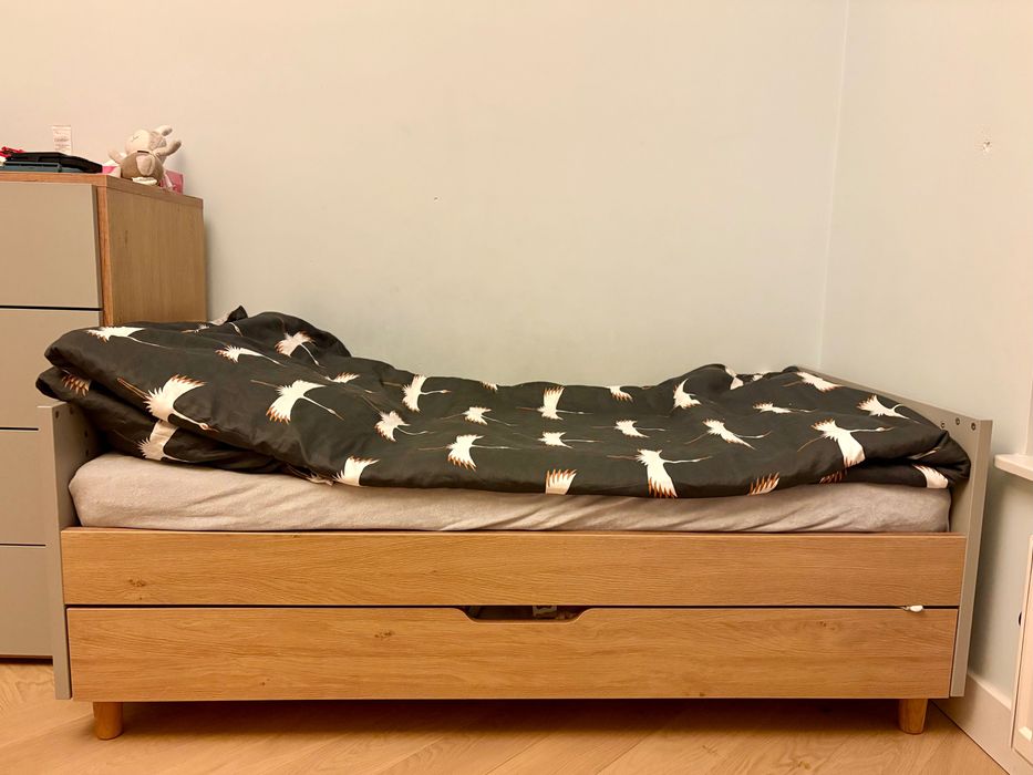 Łóżeczko dziecięce  140x70 VOX + materac + szczebelki