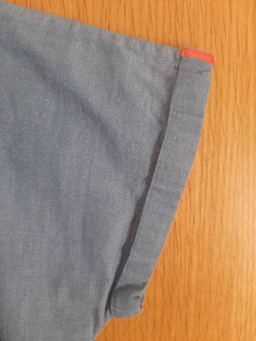 Vestido algodão azul ganga -10 anos (140 cm)