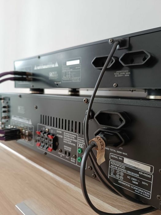Wieża Kenwood amplituner plus korektor dźwięku