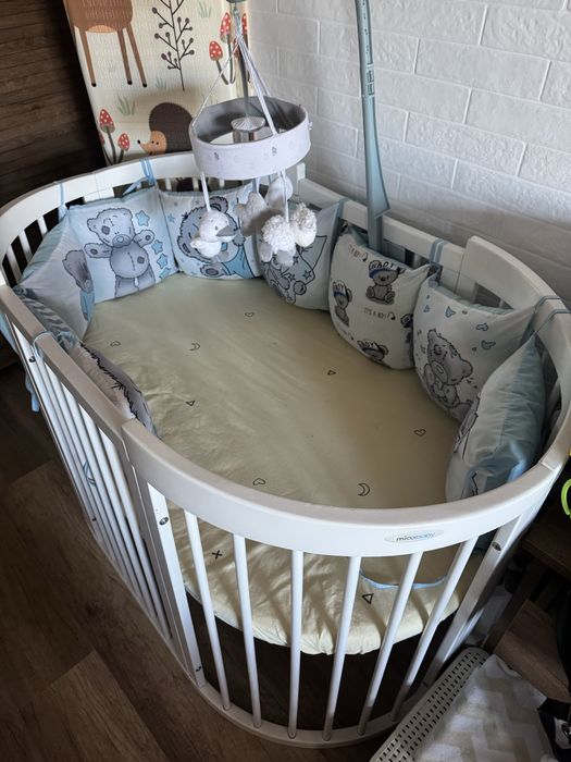 Кроватка дитяча 2 в 1