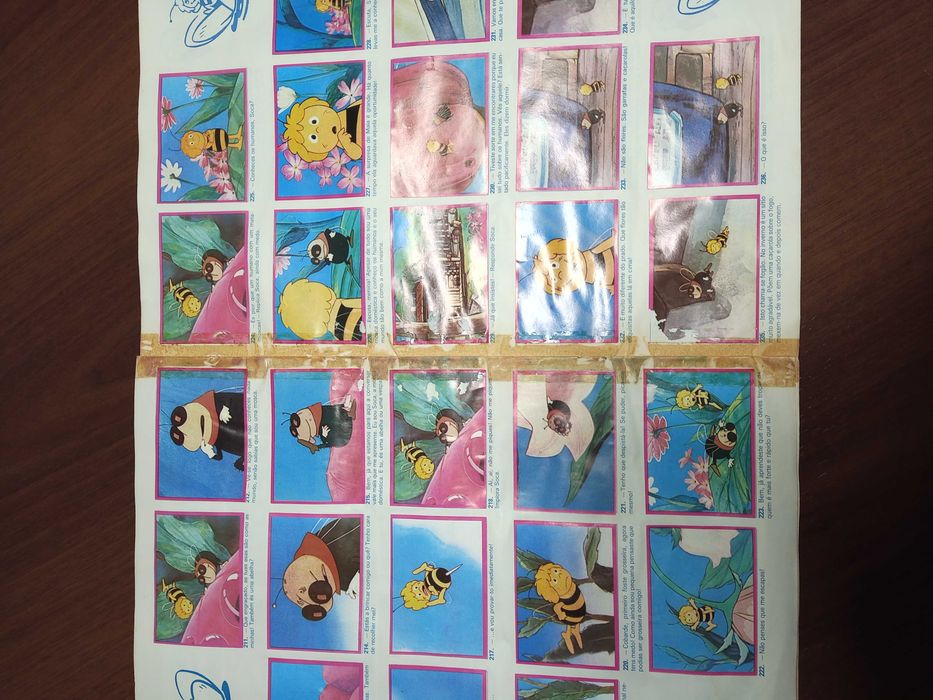 Caderneta completa - Abelha Maia - 1978