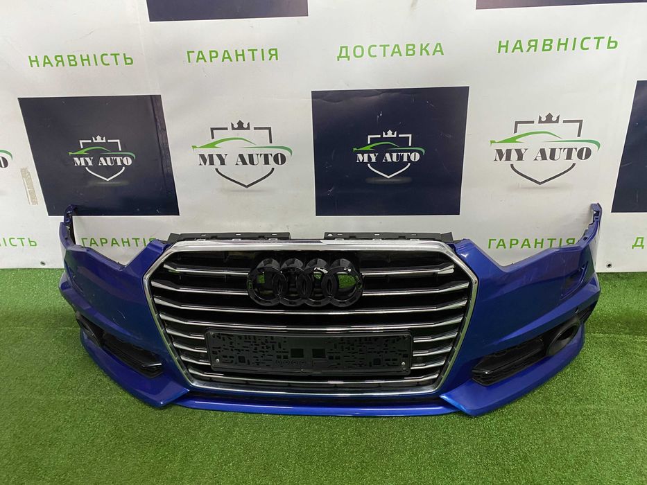 Audi A6 C7 ауди а6 с7 Бампер передний в ЦВЕТ розборка рестайл дорест
