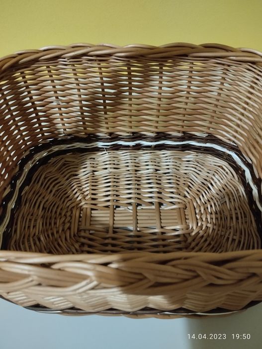 Pojemnik na zabawki koszyk wiklinowy