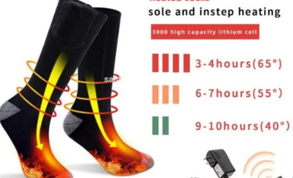 Носки с подогревом (акумулятор 4000mAp)