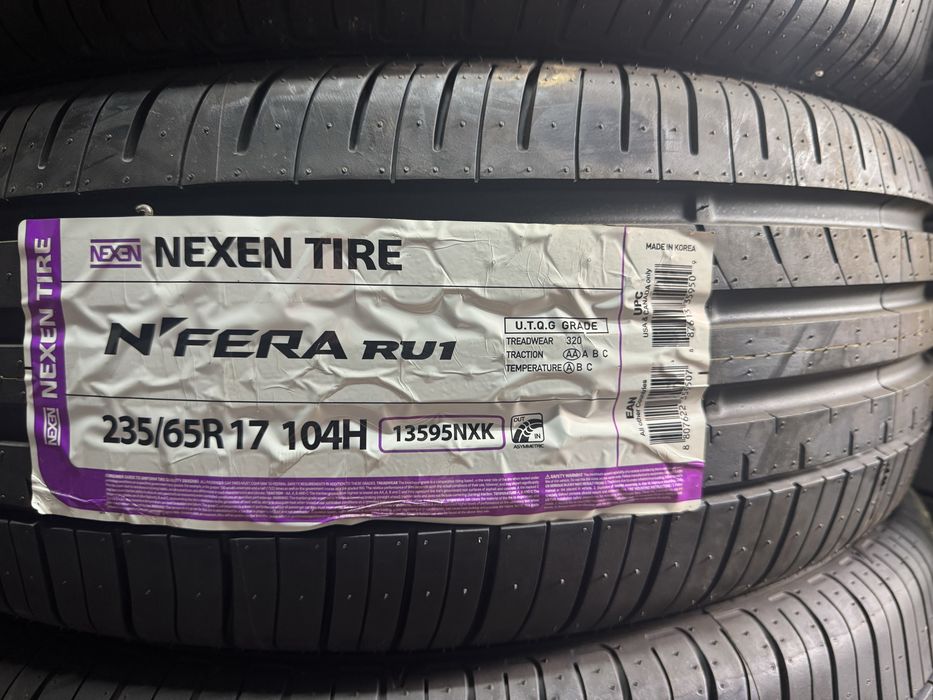 Нові літні шини 4 шт. 235/65 R17 Nexen NʼFera RU1 XL