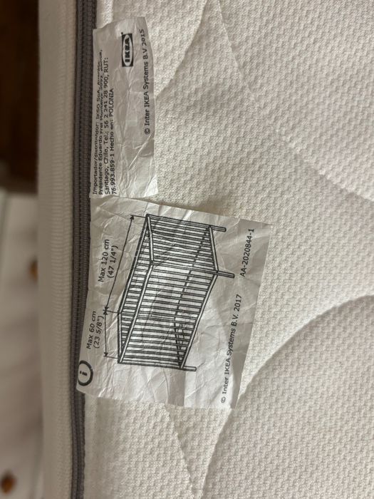 Jättetrött Colchão molas ensacadas p/berço, branco