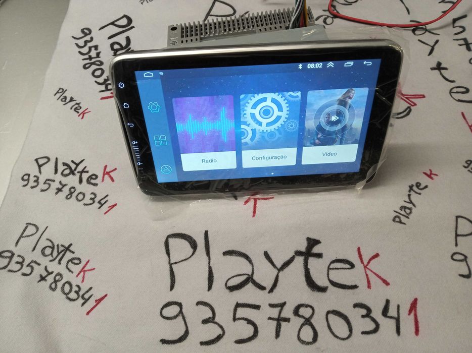 Radio 1 DIN Android ajustável – 13 polegadas – GPS WIFI Bluetooth