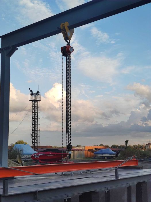 Кран-балка ручная таль 5 тонн, высота 3 м