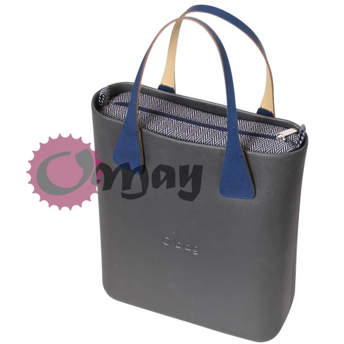 organizer do OBAG OCHIC jodełka granat 2 kieszenie wnętrze wkład OMAY