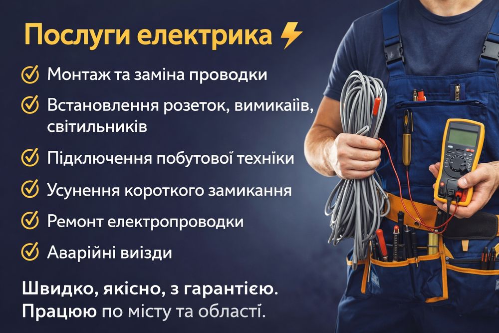 Послуги електрика