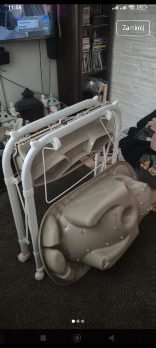 Wanienka ze stelażem i przewijakiem