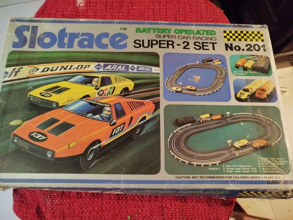 Slot race circuito de corrida alta velocidade 2 veículos