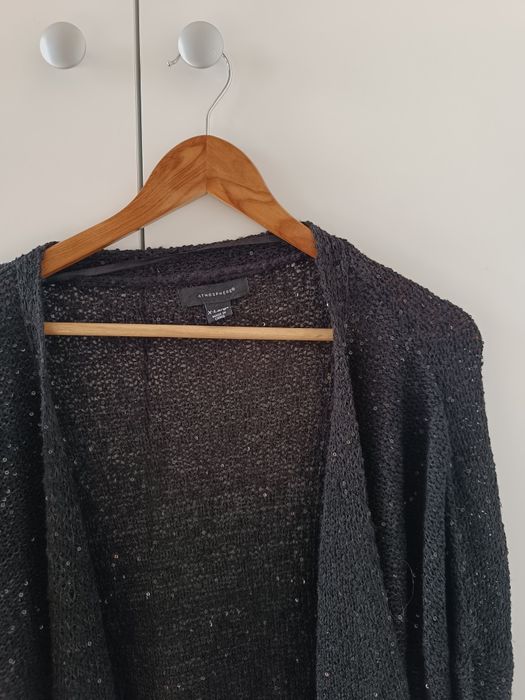 czarny kardigan XL