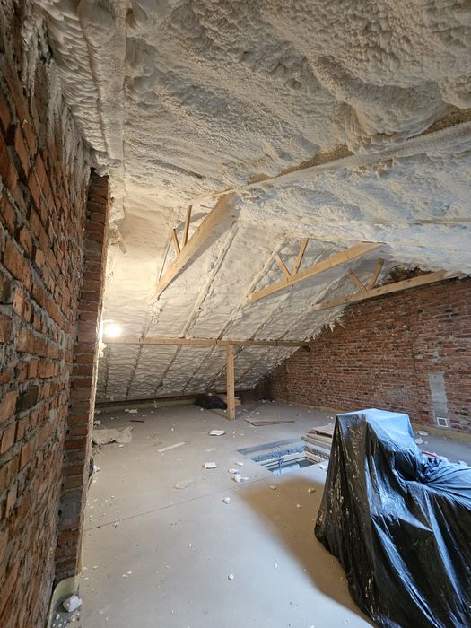 Утеплення Пінополіуретаном Піною (ППУ) Масардів, каркасних будинків