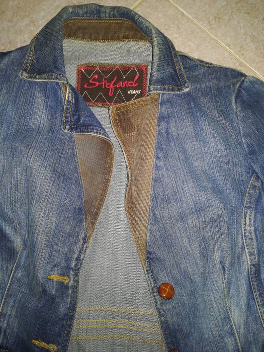 STEFANEL Casaco /blusão de ganga