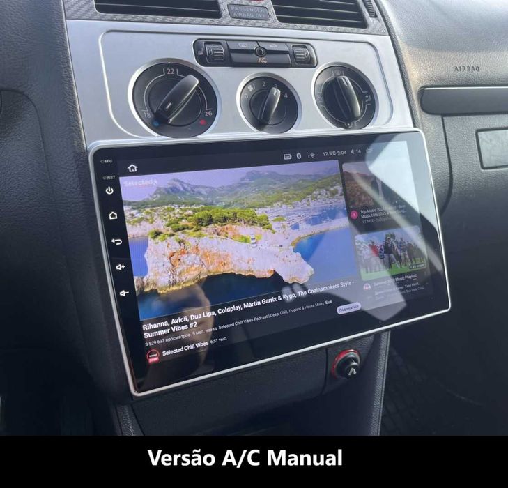 (NOVO) Rádio • 2DIN 10.1" • VW Touran • Android • [4+64GB] • Wifi GPS