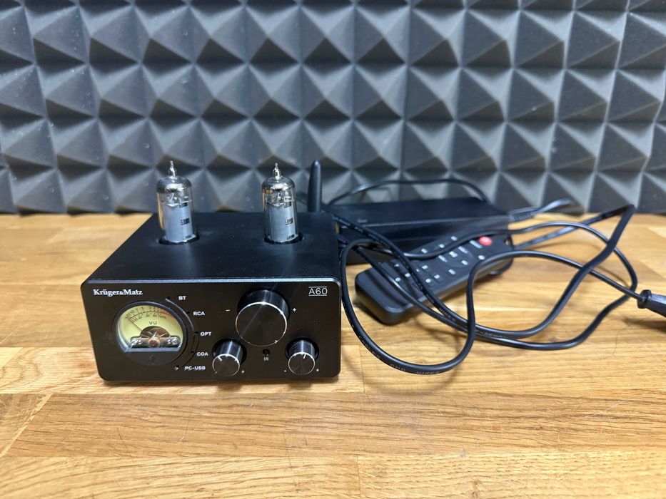 Wzmacniacz lampowy Kruger&Matz A60 Bluetooth USB 2x100W
