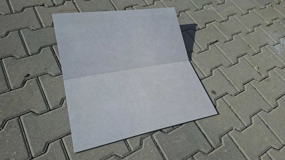Gres szkliwiony Opal White Mat 30×60 * Imitacja betonu * Płytki podłogowo/ścienne * Mrozoodporne * Rektyfikowane