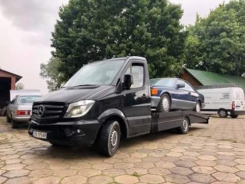 Zabudowa autolawety. Najazd