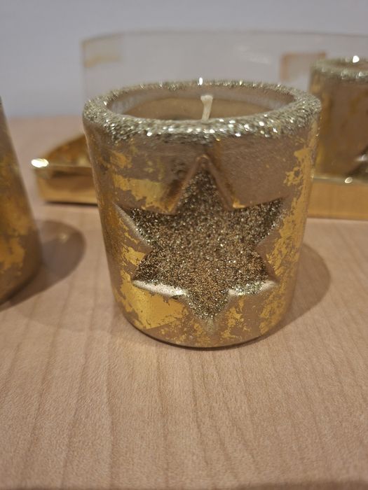Velas de natal glitter