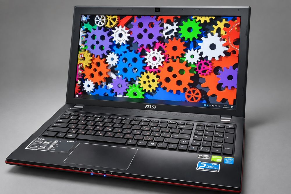 Игровой ноутбук MSI (Core i5 /8Gb/ SSD /GeForce  - 2Gb)