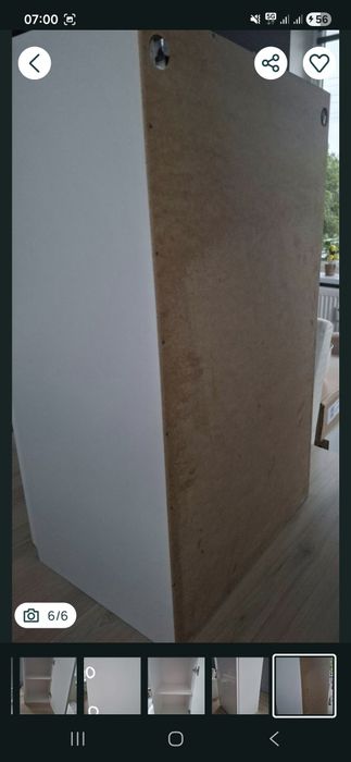 Szafka kuchenna 40cm biała