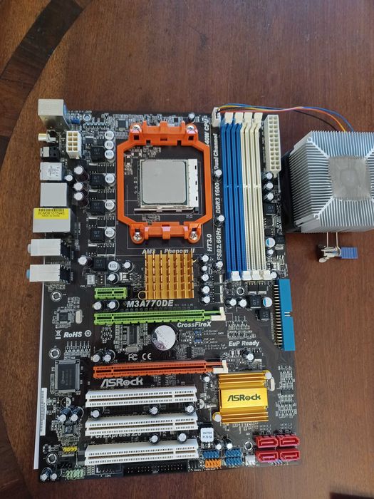 Motherboard ASRock M3A770DE + AMD Athlon II