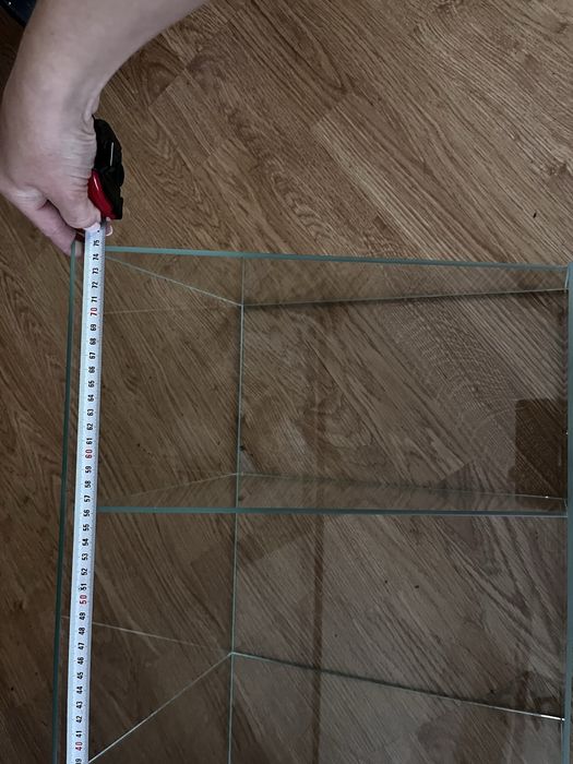 Komplet 3 szklanych gablot, witrynek na cukierki