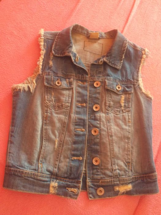 Kamizelka jeansowa