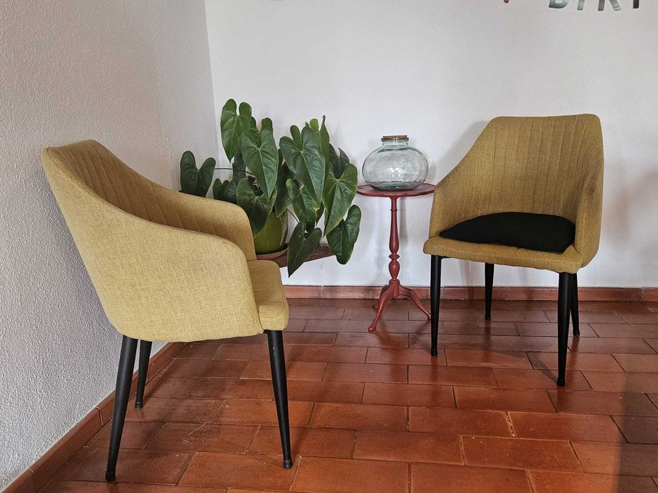 Ocher designer chairs