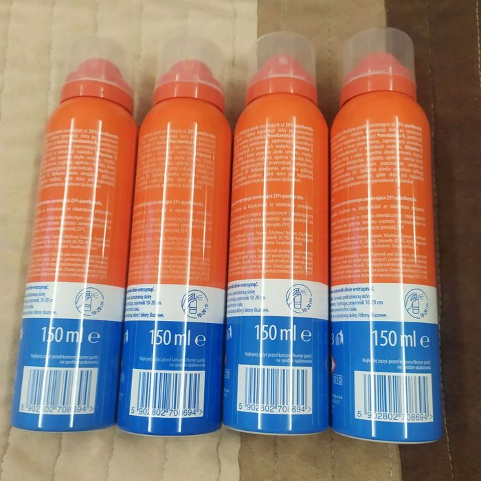 Panthenol spray 150ml 4 sztuki za 18zł.