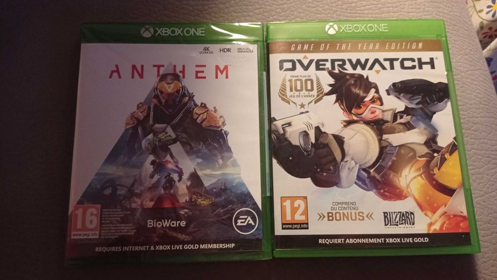 Lote de 4 jogos xbox one 25 euros