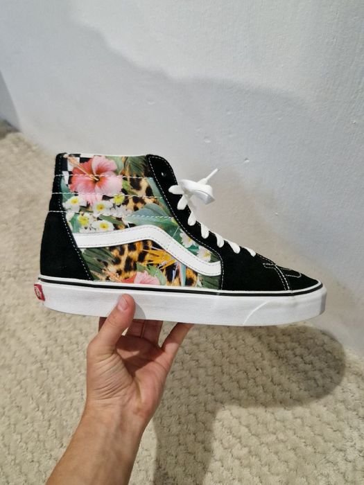 Sk8 Hi Vans Tropical Animal Check Old Skool Vans Sk8-Hi Leopard