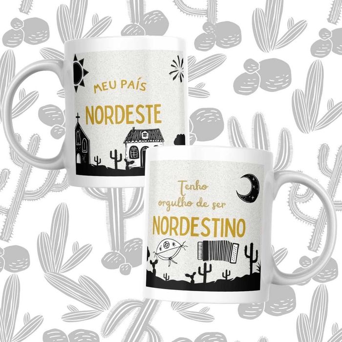 Caneca Orgulho Nordestino - Personalizada (Frete Grátis)