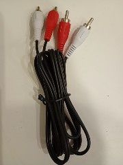 Кабель аудіоакустичний 2RCA-2RCA , тюльпан ,1,5 м