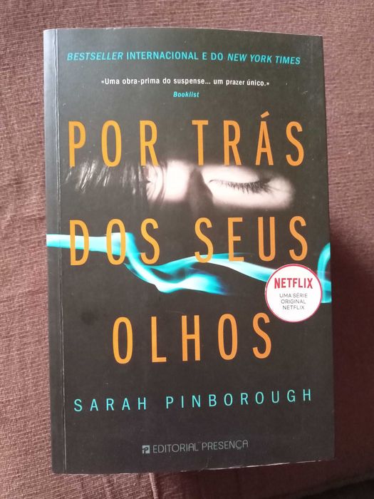 livro "Por trás dos seus olhos", de Sarah Pinborough