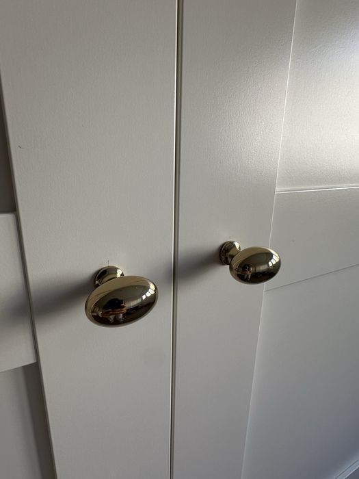 12 puxadores dourados IKEA