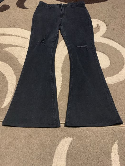 flared jeans rick owens type
