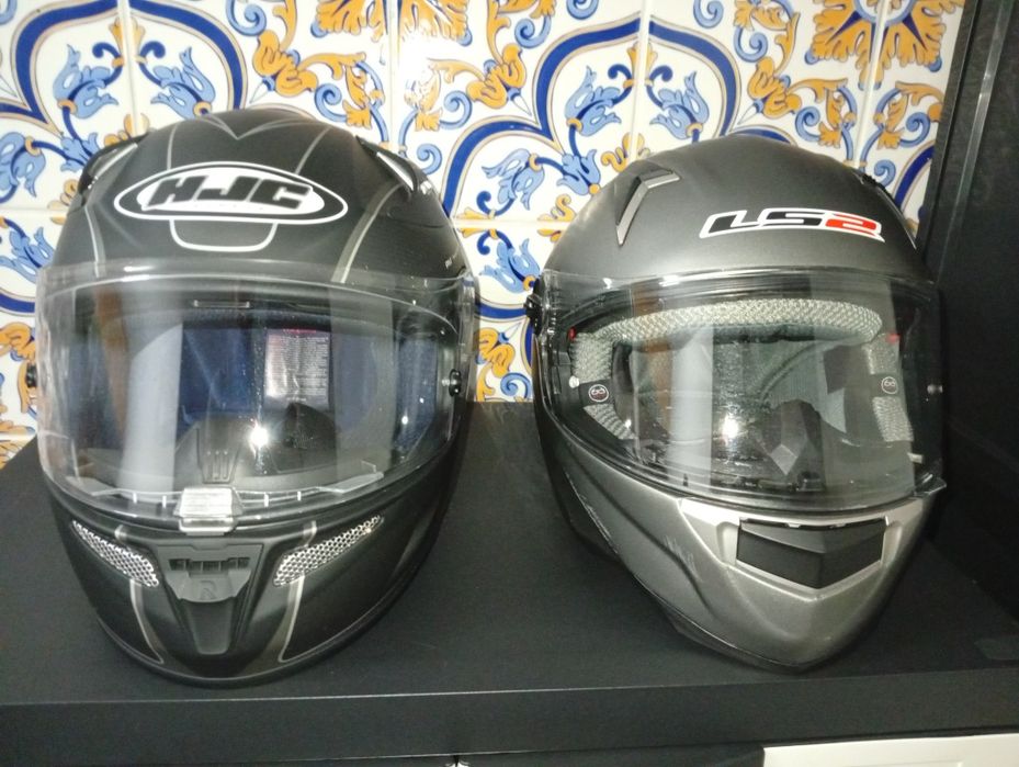 Capacetes Moto Shark Race-R Pro HJC e LS2 - Novos