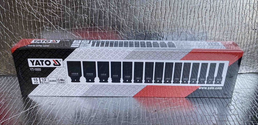 Ударные торцевые головки для гайковерта 1/2" YATO YT-1055