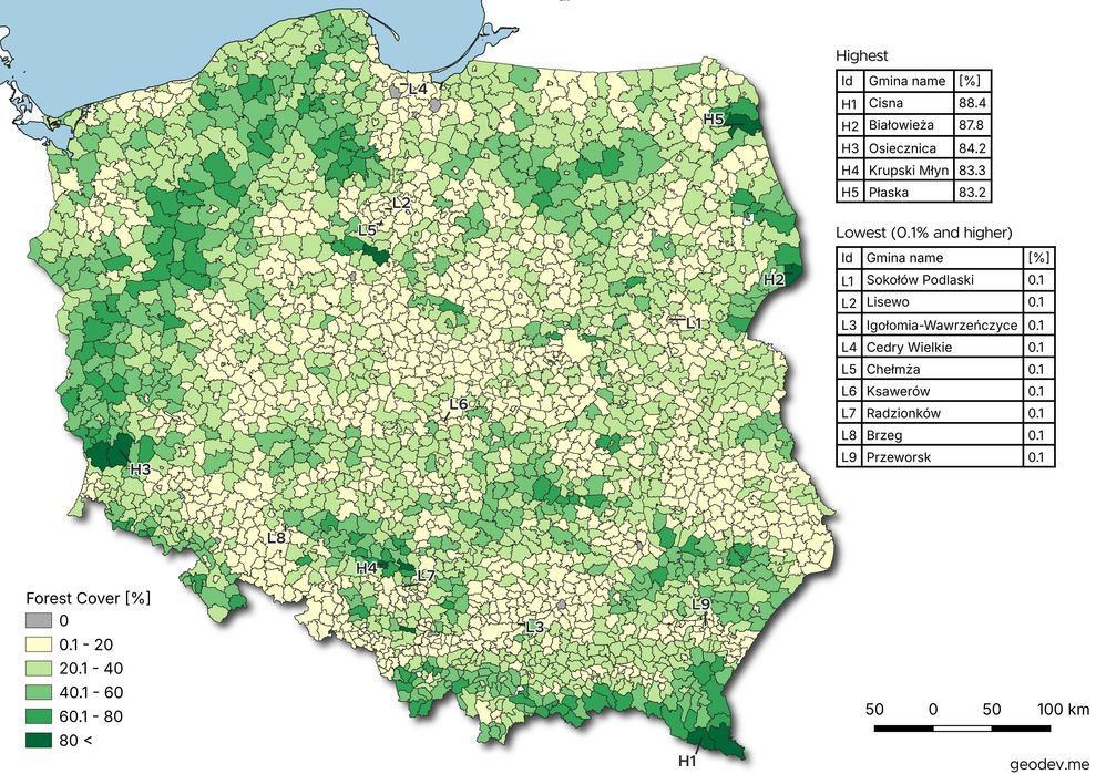Mapy, GIS, Analizy przestrzenne, opracowania kartograficzne