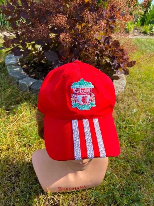 Czapka z daszkiem Adidas Liverpool football cap premier league Red