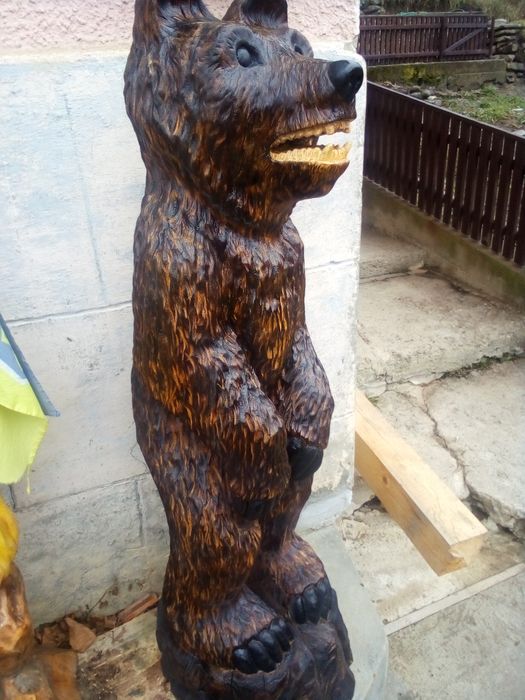 Продам скульптуру МЕДВІДЬ із дерава