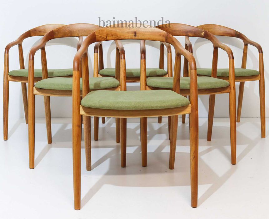 Conjunto 6 cadeiras estilo nórdico / retro / vintage